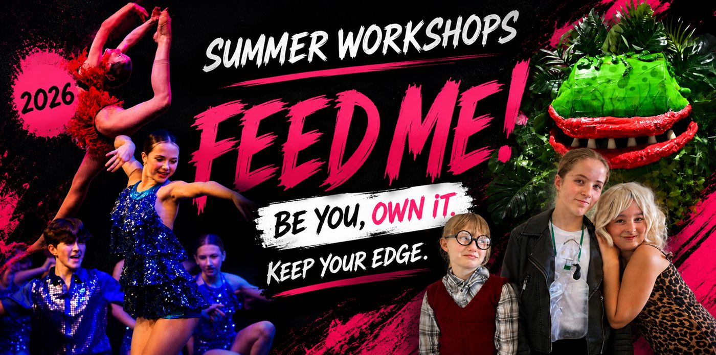 Simply Performers Summer Workshops 2026 — Feed Me! Be You Own It Keep Your Edge