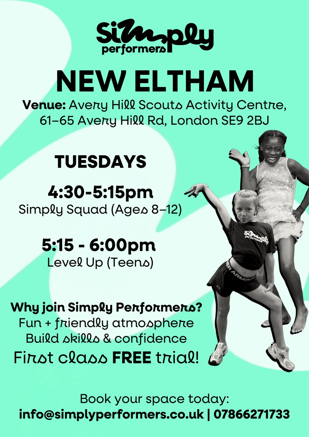 NOW IN NEW ELTHAM…